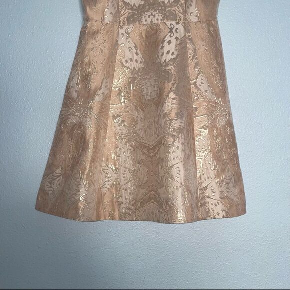 🚨 3 for $25 - ADRIANNA Papell Jacquard Halter Neck Dress - Picture 5 of 11